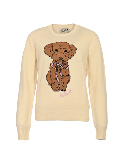 Maglione New Queen Barboncino in misto lana e cashmere Mc2 Saint Barth | QUE001003581I